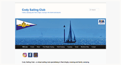 Desktop Screenshot of codysailingclub.co.uk